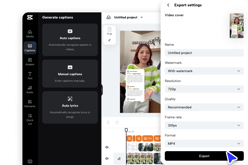 Videonuzu düzenleyin, dışa aktarın ve yayınlayın